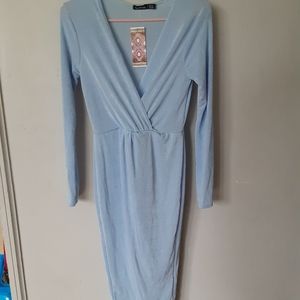 Boohoo Periwinkle Dress